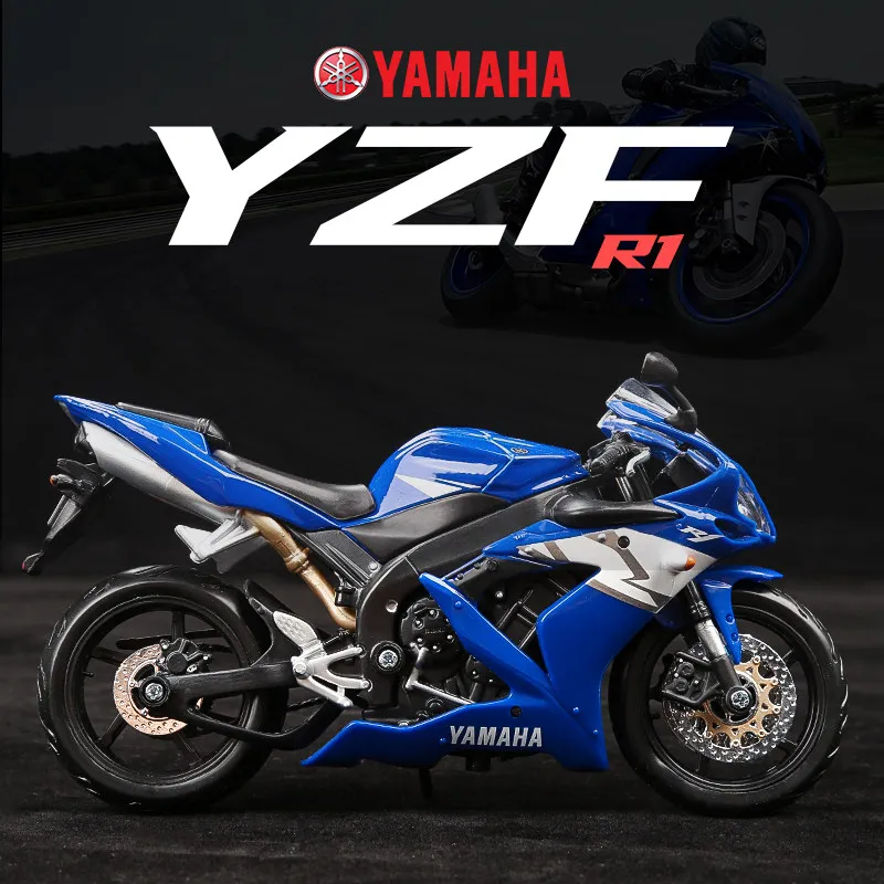 

Genuine Maisto Cars Toys For Collector Motorcycle Simulation Alloy Car Yamaha YZF-R1 Toy Model Racing Figure Ornament Collection