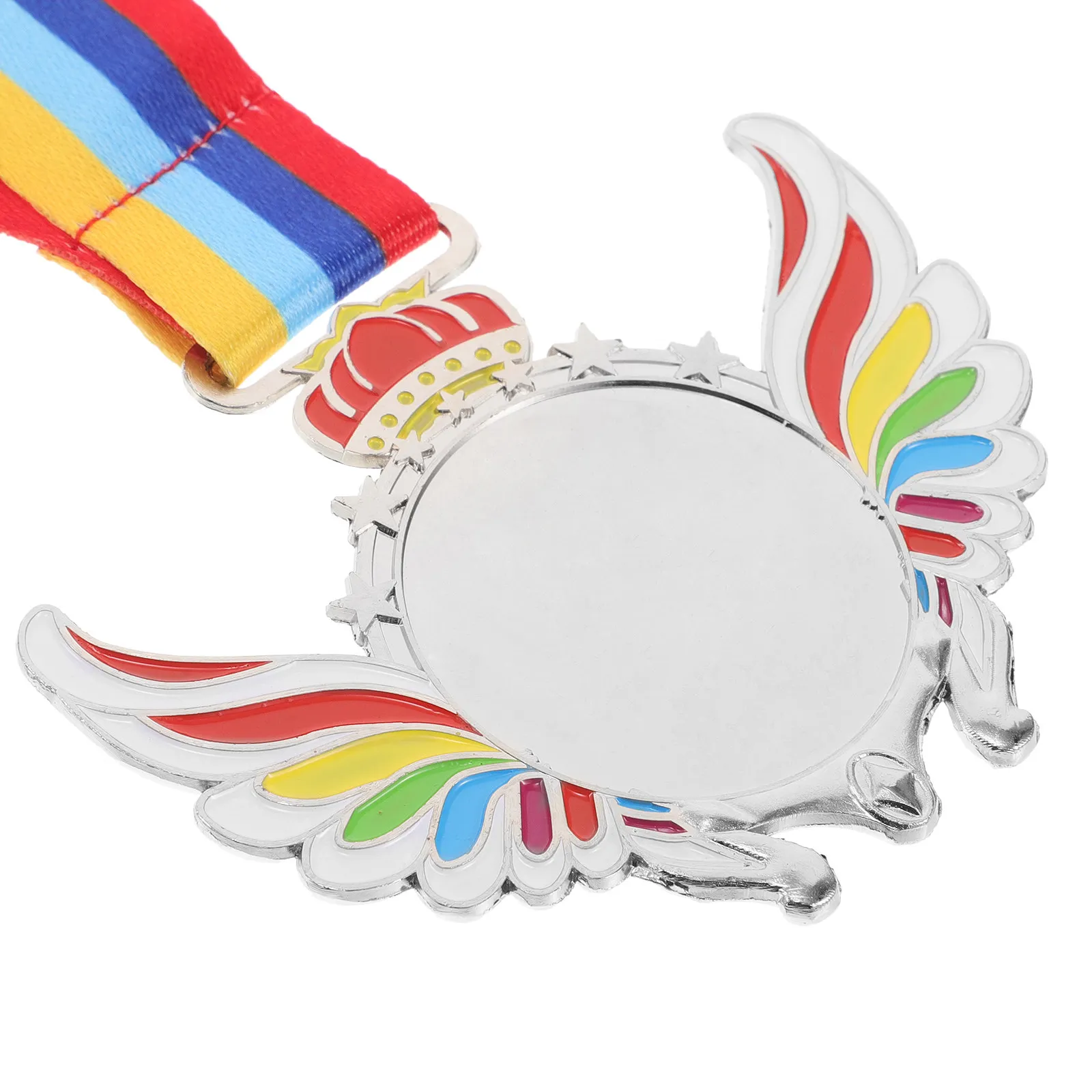 Award Medal Neck Ribbon Plastic Medal Sports Events Competitions School Activities Sports Party Favor Classroom