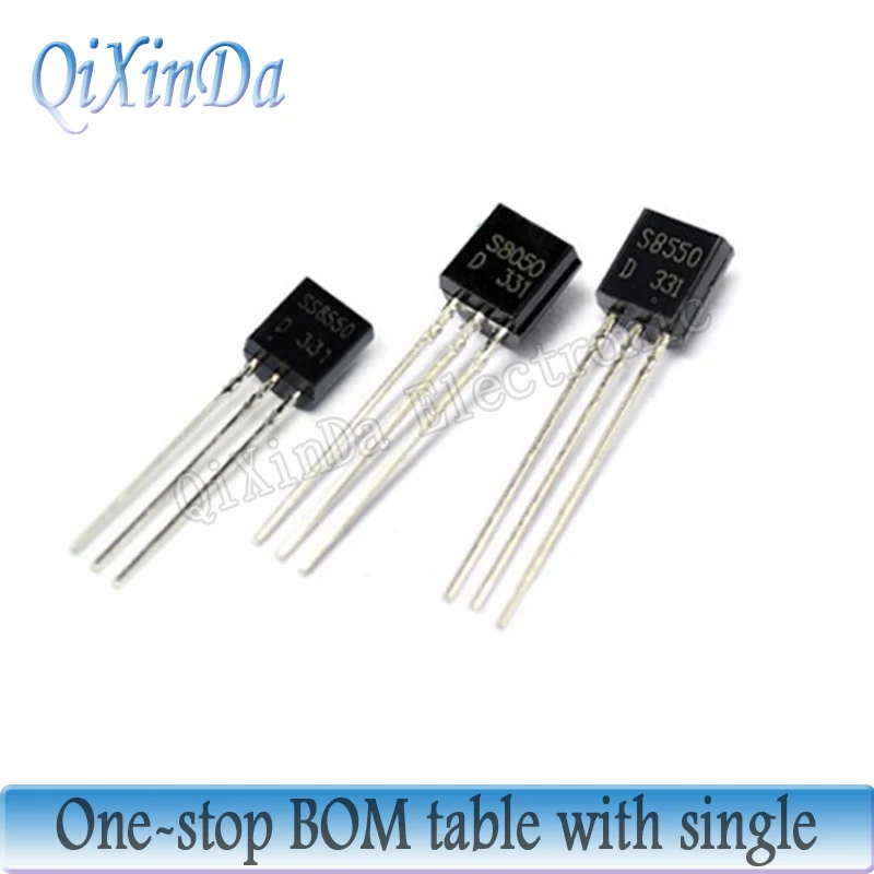 1000PCS/LOT S9012 S9013 S9014 S9015 S9018 S8050 S8550 SS8050 SS8550 2N5551 2N5401 2N3904 2N3906 2N2222 2N2907 TO-92 transistor