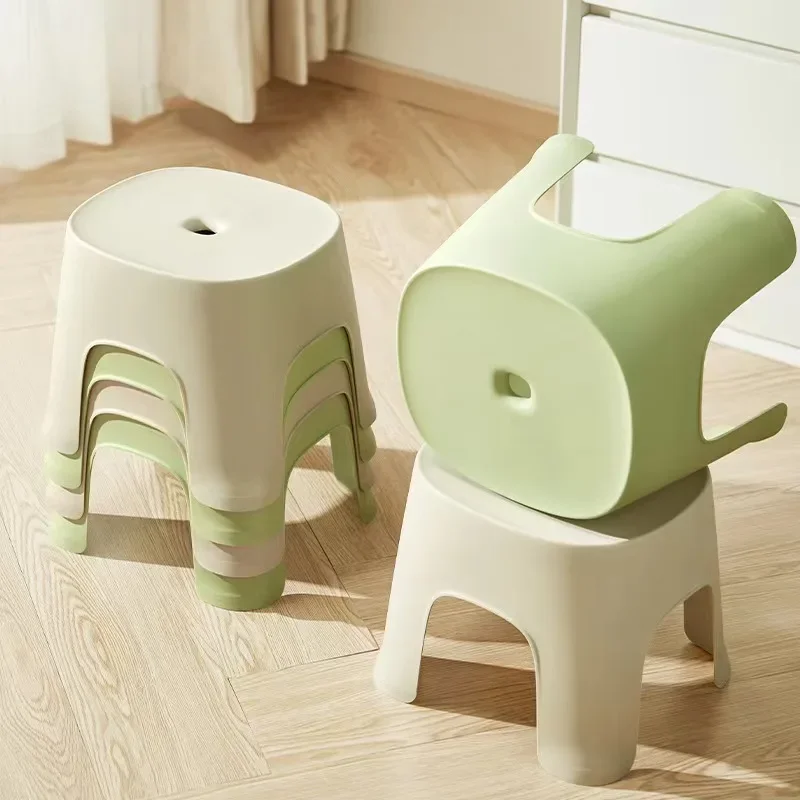 

J25 Small bench household bathroom non-slip plastic stool thickened row stool children's bathroom foot stool