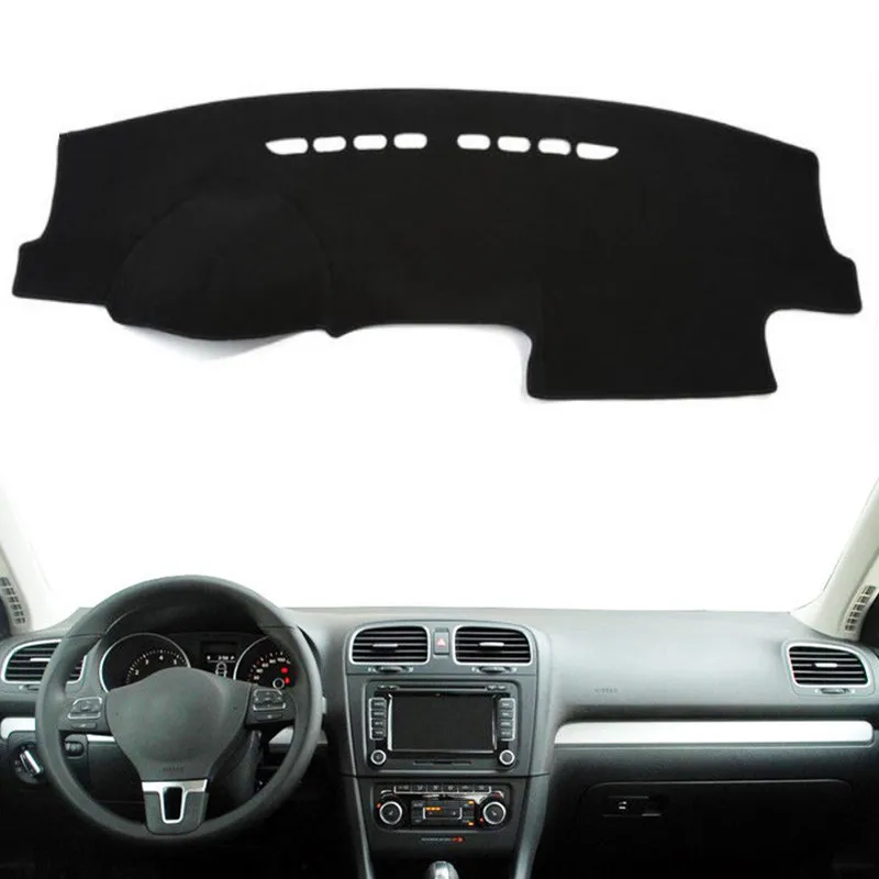 

Car Styling For Volkswagen VW Golf GTI MK6 2010 2011 2012 2013 Dashboard Cover Protect Mat Pad Dash Sunshield Carpet Accessories