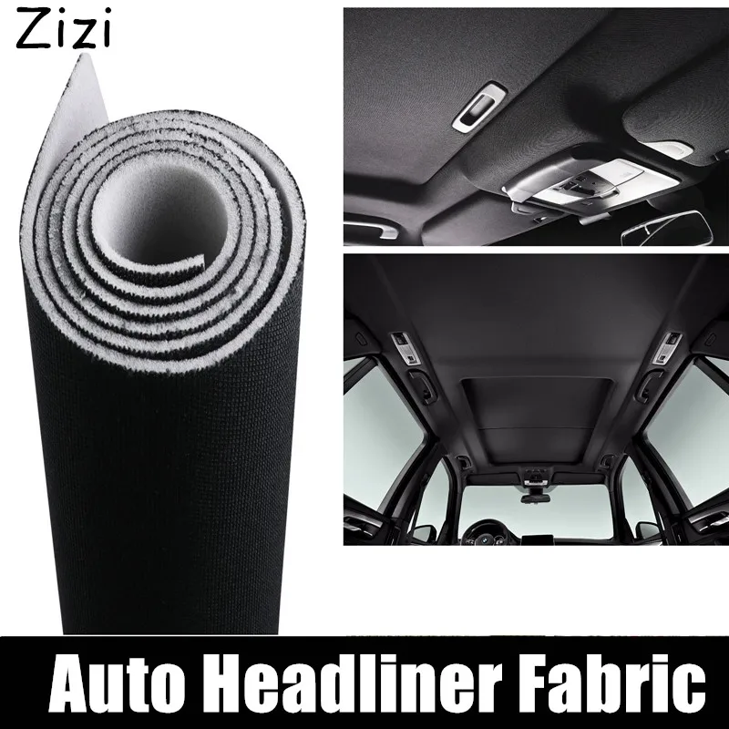 

Max 200x150cm Auto Headliner Fabric Mesh Type with Foam Backed Flat Knit Headliner Material Car Roof Interior Upholstery Fabric