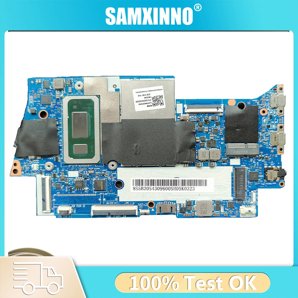 

Материнская плата для ноутбука LENOVO Yoga C740-14IML NM-C431 i5-10210U i7-10510U 8 ГБ 12 ГБ ОЗУ 5B20S42832, материнская плата для ноутбука YOGA