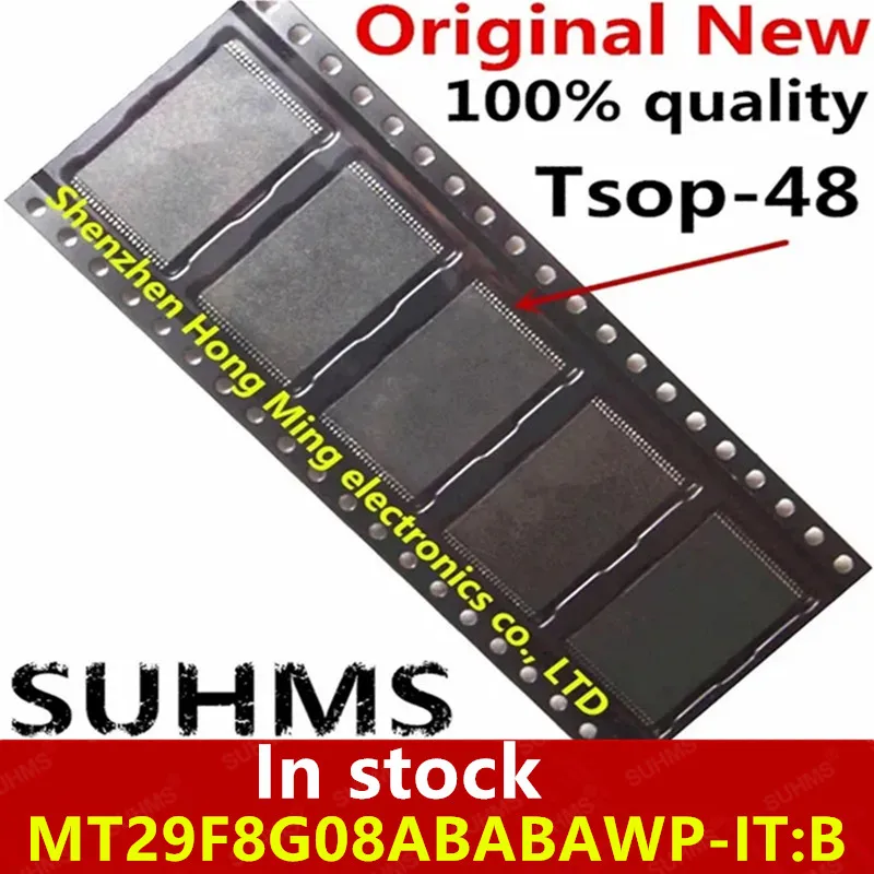 (2-5piece)100% New MT29F8G08ABABAWP-IT:B MT29F8G08ABABAWP IT B MT29F8G08ABABA TSOP-48 Chipset