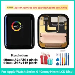 OEM Tested Amoled For Apple Watch Series 6 40mm 44mm LCD Amoled Display Screen Replacement For iWatch 6 S6 Amoled LCD Assembly