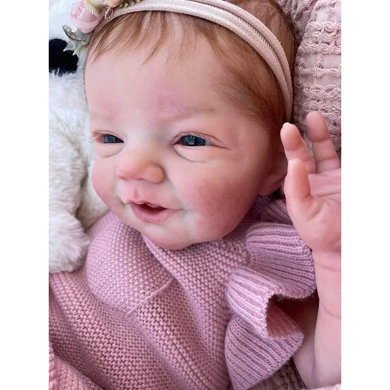 18inch Reborn Baby Doll Charlie Lovely Awake Baby Hand Painting Skin with Visible Veins Same as Pictures Bonecas Bebe Reborn