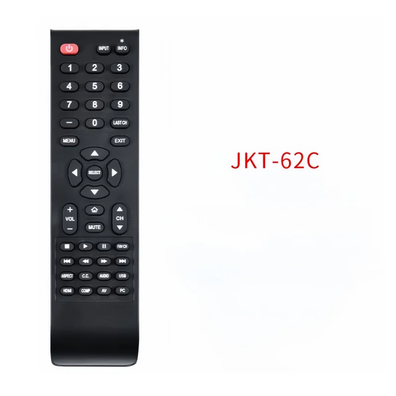 

JKT-62C Replacement Remote Control Compatible with Hitachi TVs: LE42H508, LE40S508, LE46H508, LE49S508