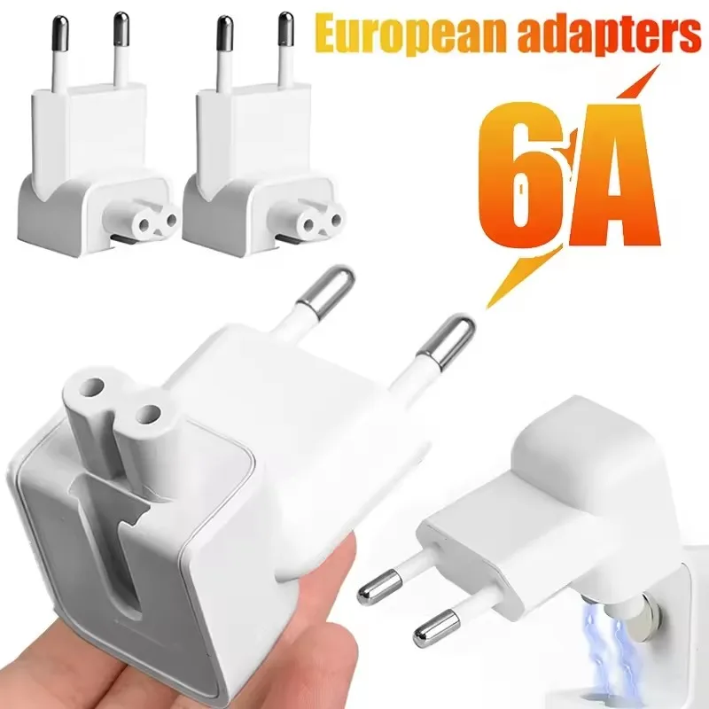 Interchangeable Adapter Tips World Travel Plug Set EU US UK AU Plug for Apple MacBook Pro/ Air Charger Universal Travel Adapter