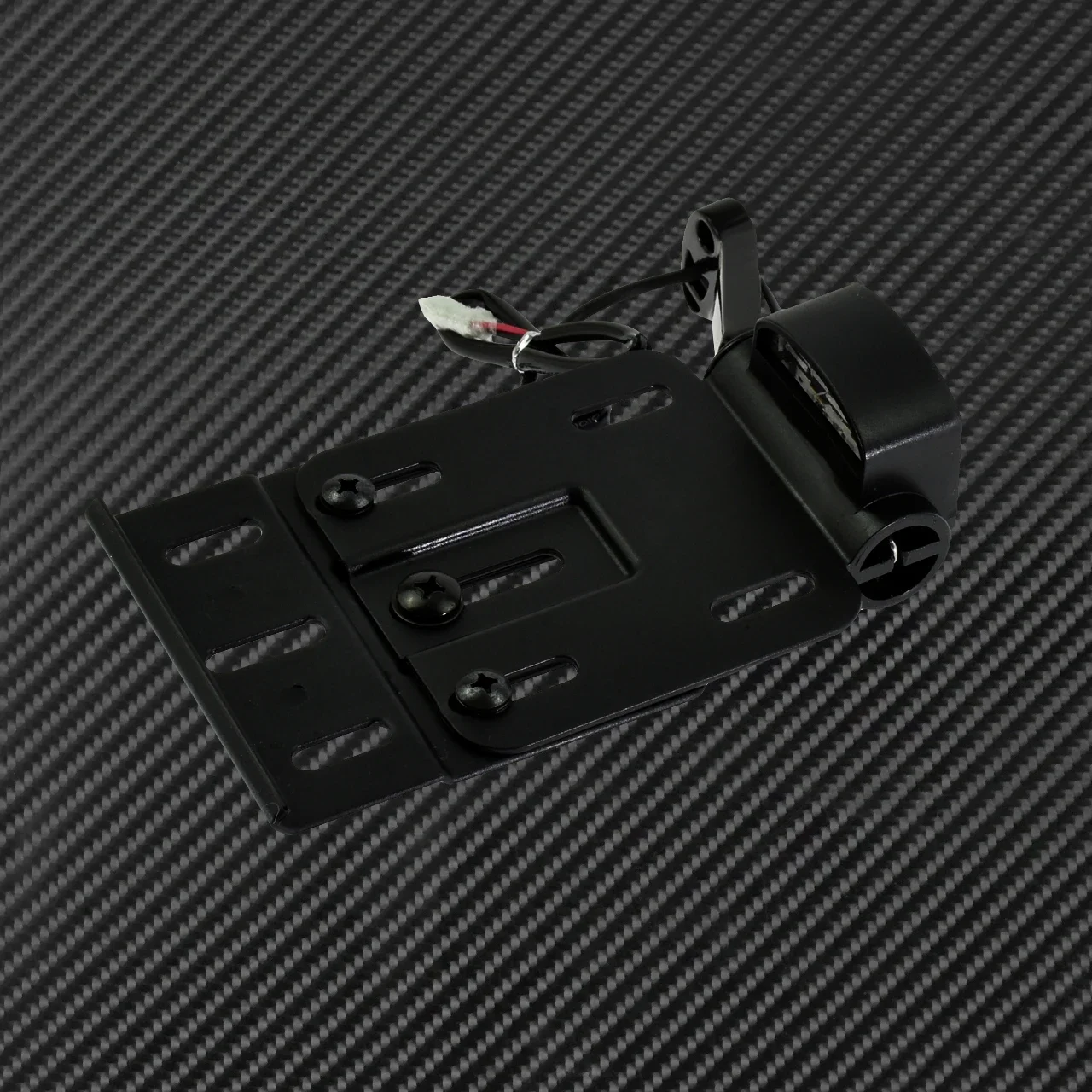 Motorcycle Telescopic Folding LED Light Side Mount License Plate Bracket For Harley Sportster XL 883 1200 Forty Eight 2004-2019