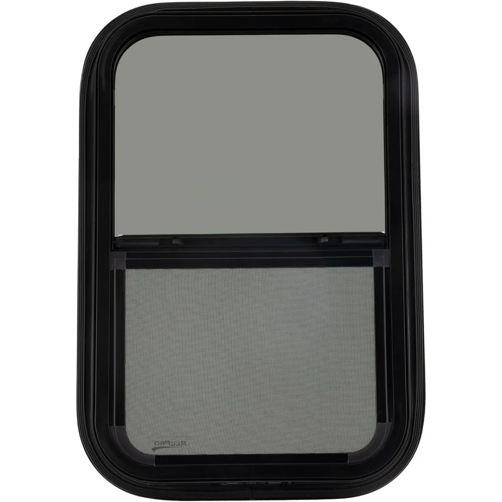 استبدال نافذة RV ذات الشريحة العمودية على شكل دمعة، 16 وات × 24 ساعة، صنع في الولايات المتحدة الأمريكية، اختياري 1.5 حواف