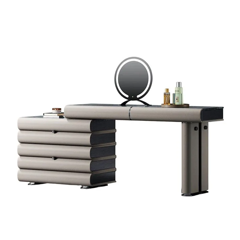*Multifunction Makeup Dresser - Led Lighted Vanity, Modern Bedroom Furniture for Home, Hotel, or Apartment