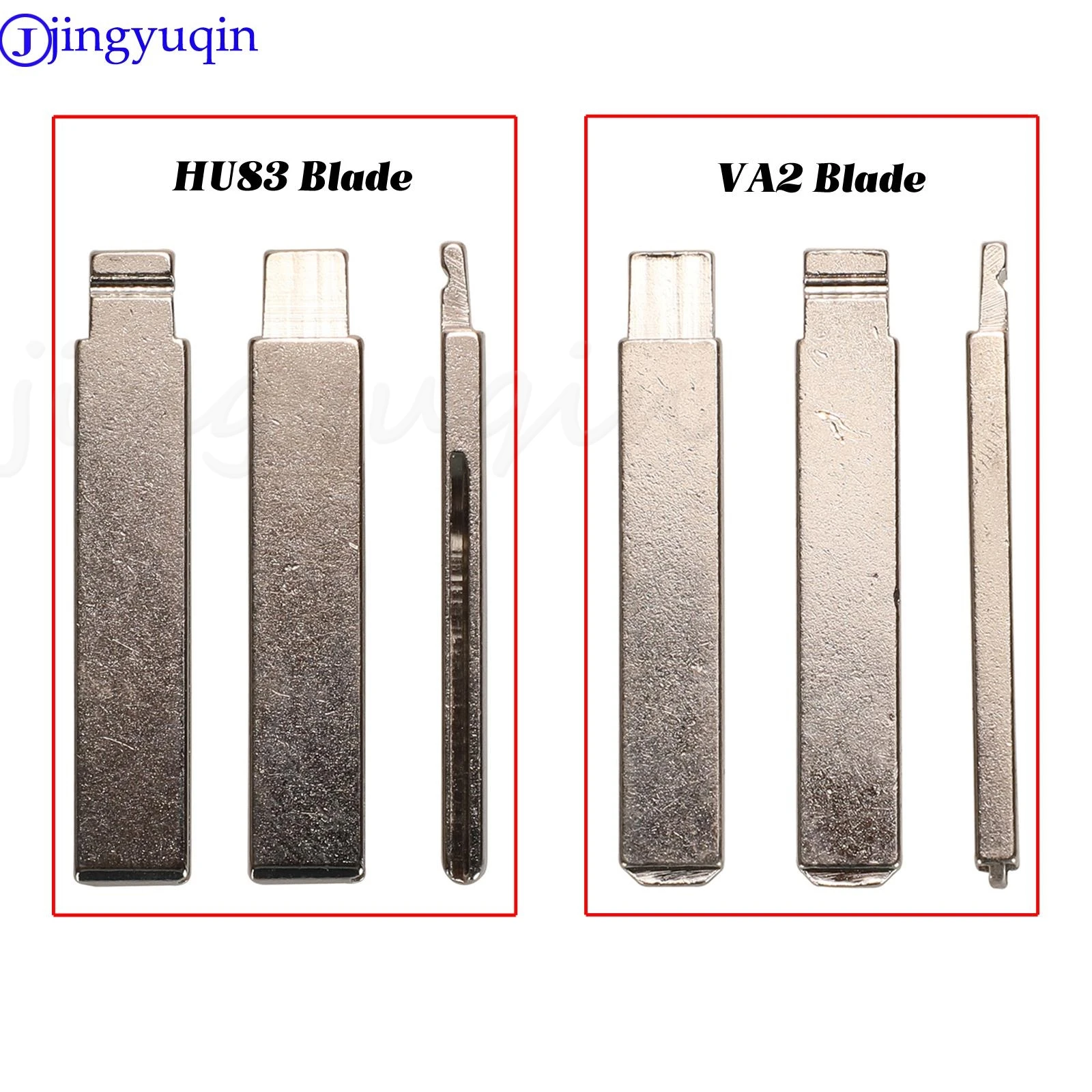 

Сменный пульт дистанционного управления jingyuqin #99 #122 для автомобиля, умный ключ без ключа, аварийная вставка, неразрезанное лезвие, заготовка для Peugeot 508 для Citroen C4L