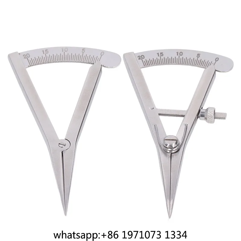 Leather Compass Marking Gauge Adjustable for Leather Trimming Projects Metal Compass Wing Divider