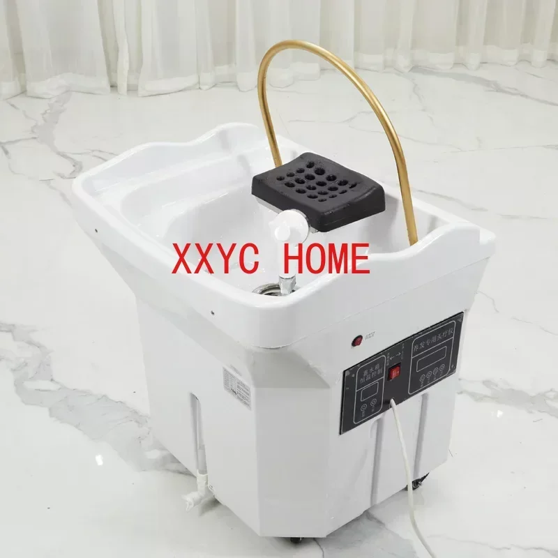 Water Circulation Shampo Chair Sink Portable Stylist Head Spa Hair Wash Basin Chair Move Shampouineuse Furniture MQ50SC