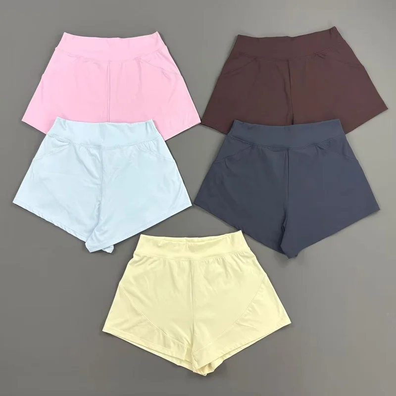 NCOYOE Origin Trainingsshorts, Fitnesshose für Damen, Bauchkontrolle, Sport-Yoga-Kleidung, lockere Passform, Lauf- und Biker-Workout-Shorts