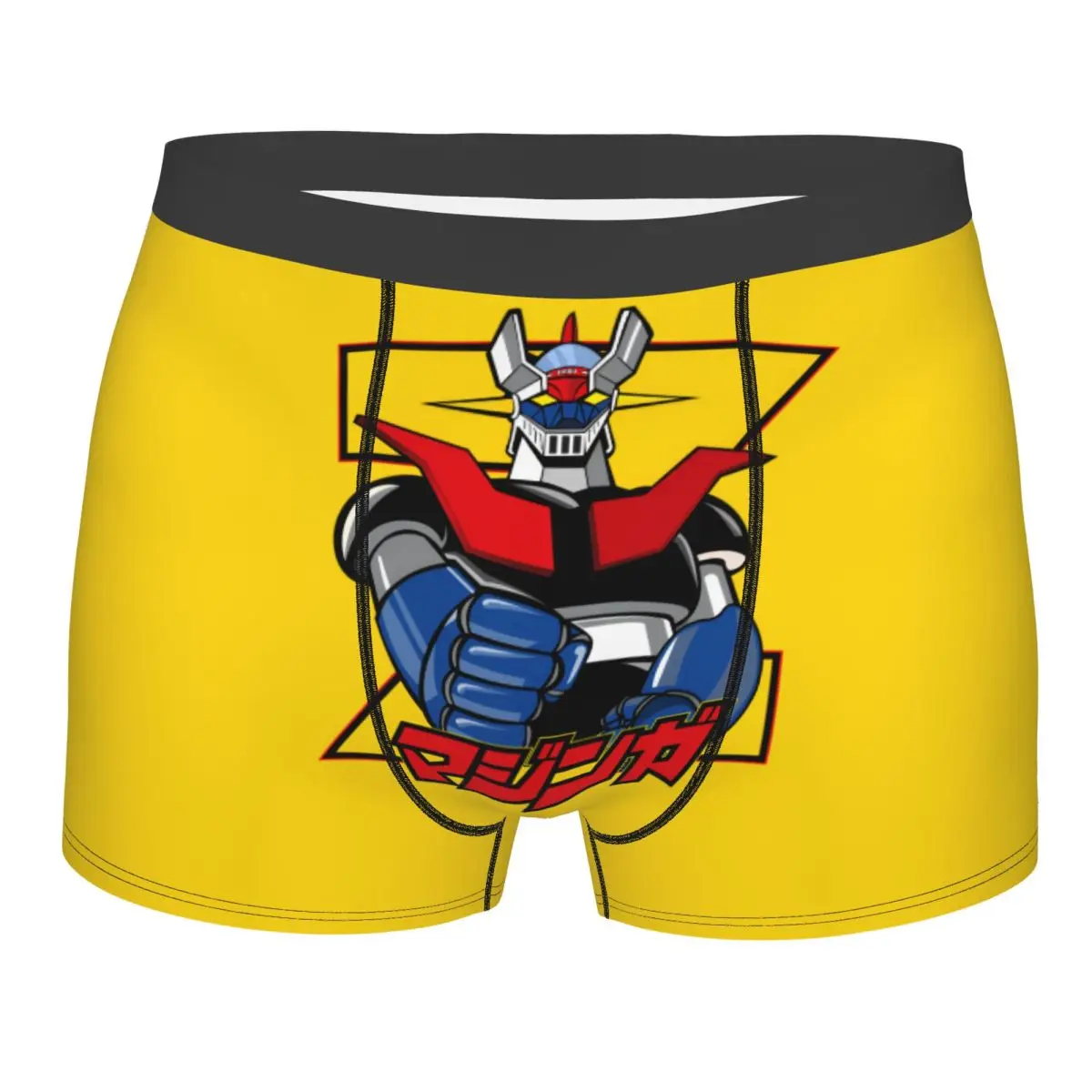 

Custom Fashion UFO Robot Mazinger Z Boxers Shorts Panties Male Underpants Comfortable Grendizer Goldorak Briefs Underwear