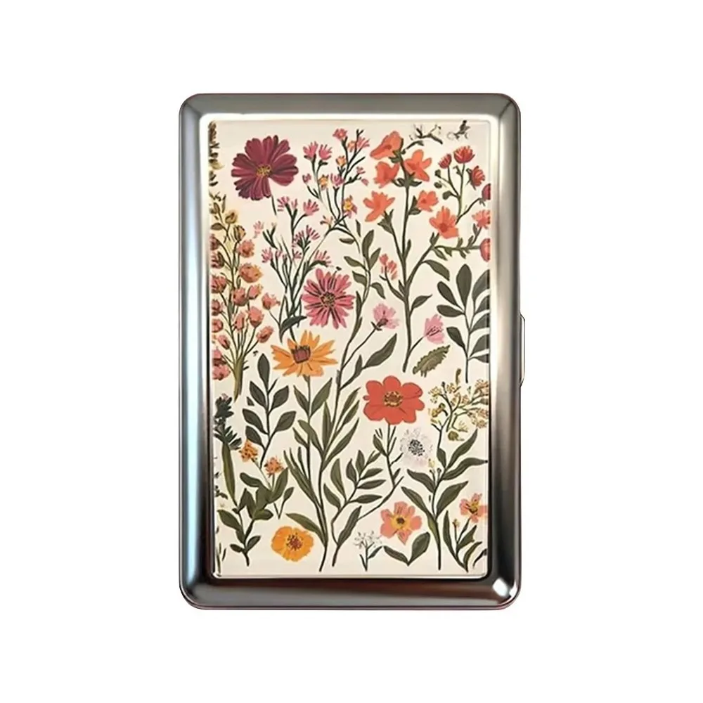 Vintage-Stil Kartenetui Vielseitiges Design Metallmaterial Multifunktionales Einfach zu Verschließendes Bargeldetui