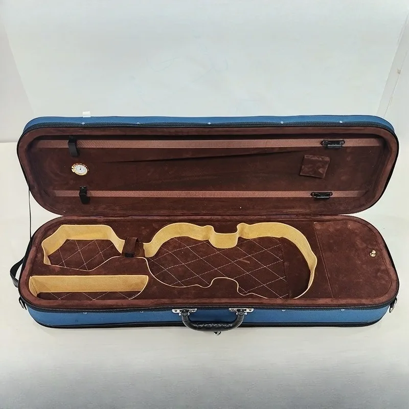 Lightweight Tri Color Woven Violin Case Children's Bottom Full Spectrum Bag Violin Case Handheld Stringed Instruments Box - Image 3