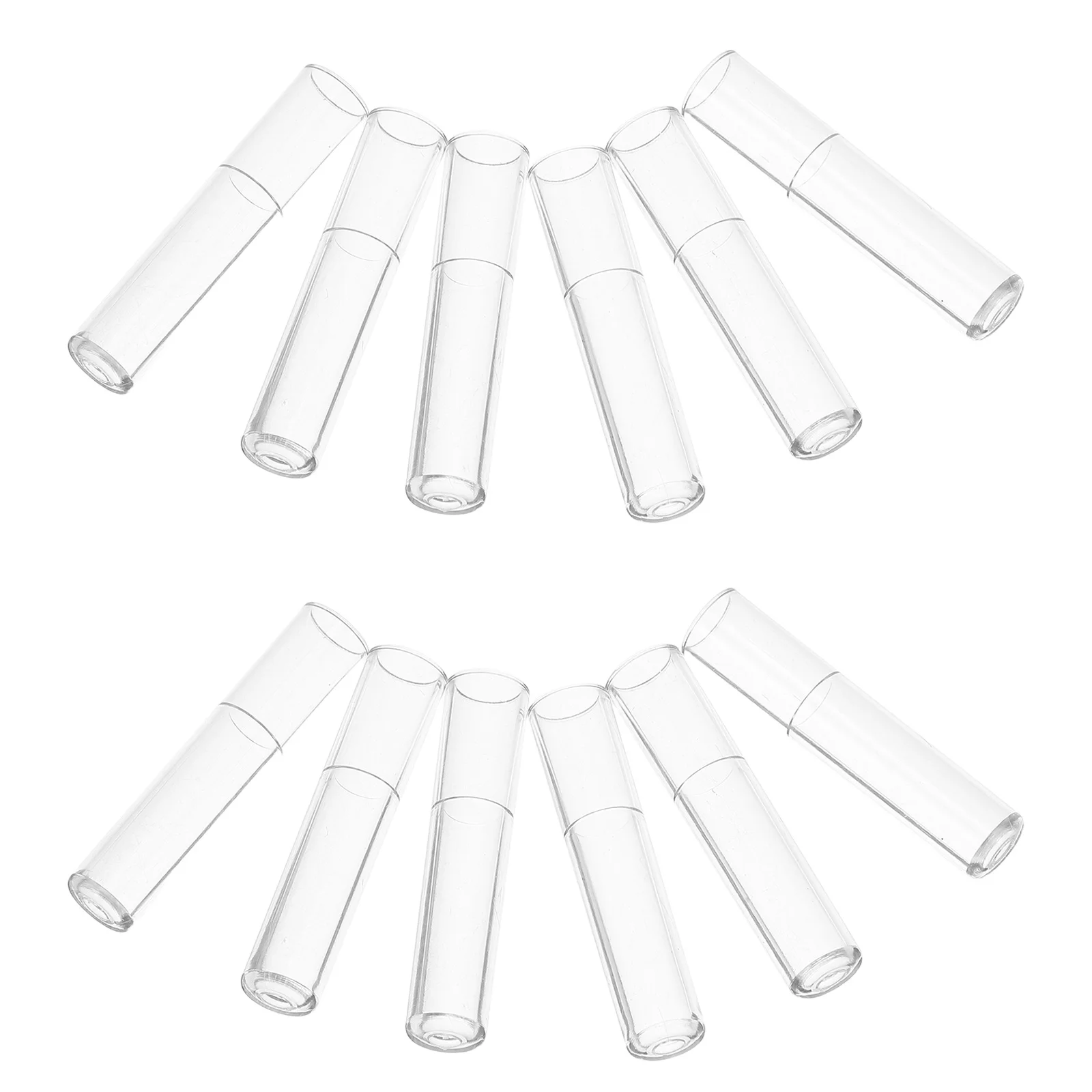 

100Pcs Transparent Pencil Holder Cap Protective Topper for Eyebrow Pencils and Writing Instruments School Office Storage