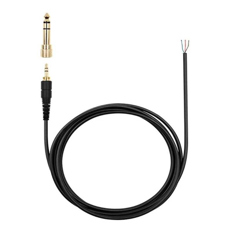 Untuk Sennheiser AKG untuk Audio-technica untuk SONY Kabel Audio Headphone Dapat Diganti 3.5Mm 6.35Mm Aksesori Perbaikan Adaptor