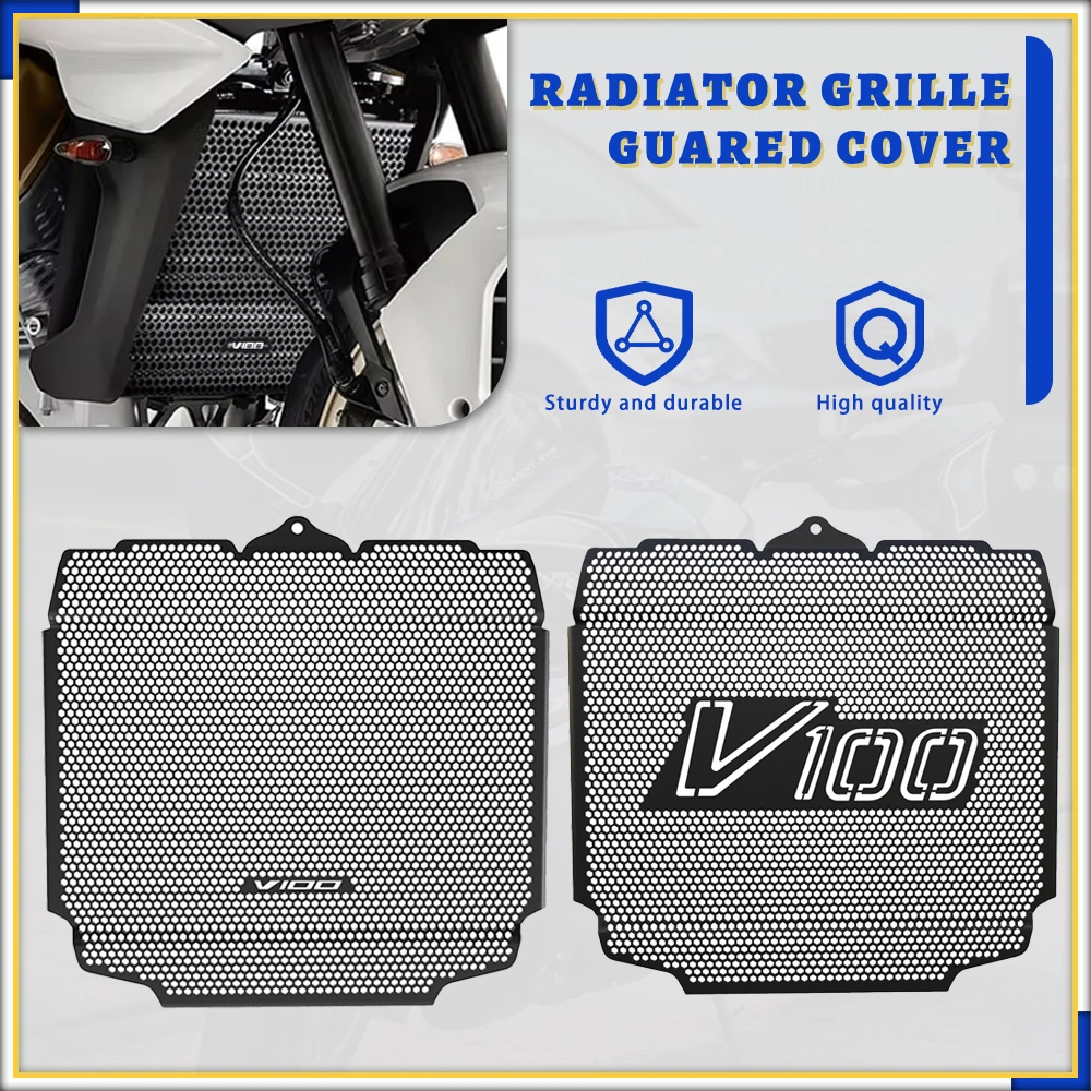 

Radiator Guard For Moto Guzzi V100 Stelvio V 100 Stelvio 1000 2024 2025 Motorcycle Radiator Guard Grille Cover Grill Protector