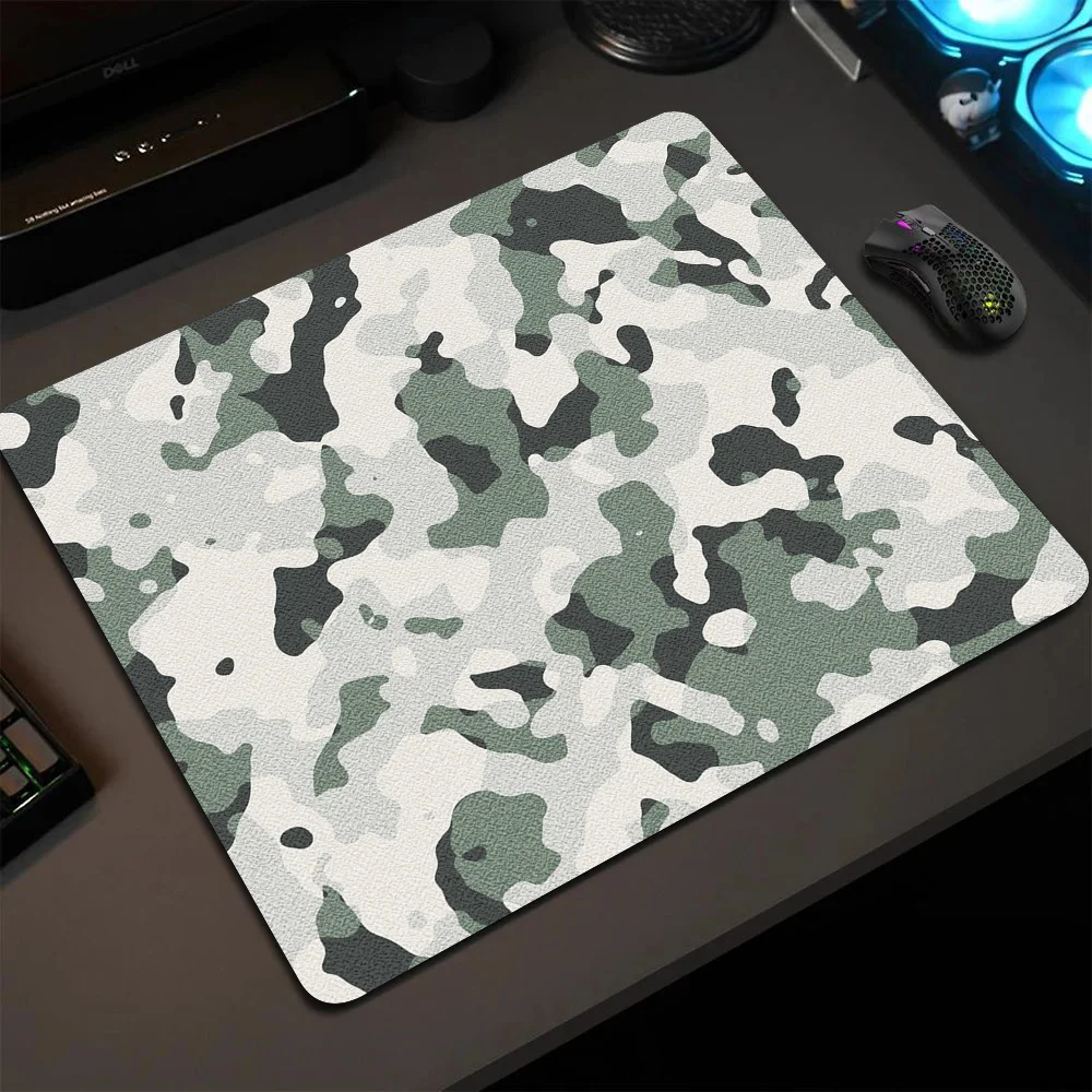 

Camouflage Mousepad Small LockEdge Mouse Pad For Gamers Computer Desk Pad Rectangular Anti-slip Rubber