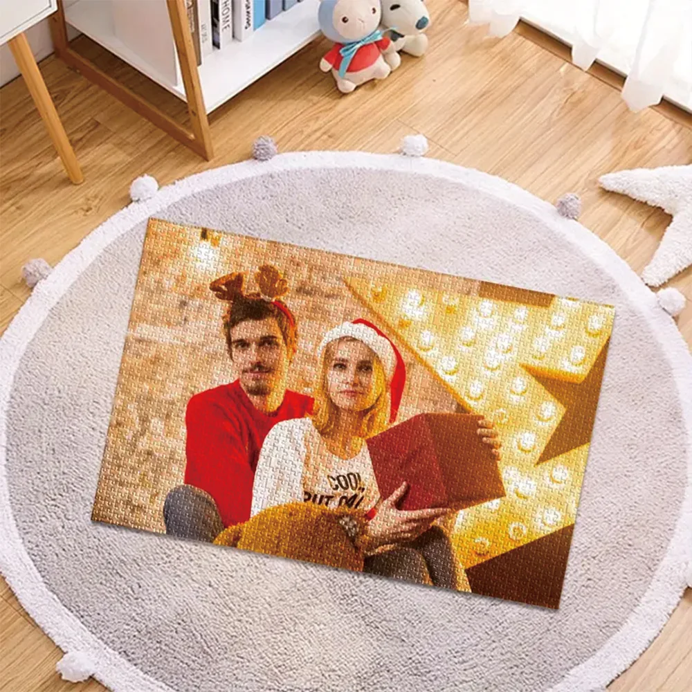 Personalized Wooden Surprise Puzzle 35/300/500/1000pcs Custom Photo Jigsaw for Birthday Gift