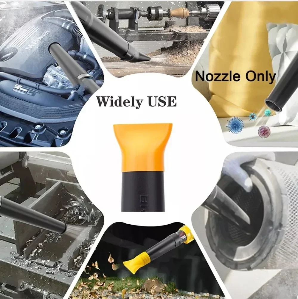 1 X Leaf Blower Tip Nozzle for Dewalt 60V MAX Flex*volt Flat Tip Attachment DCBL772/DCBL772B/DCMBA572(Nozzle Only)