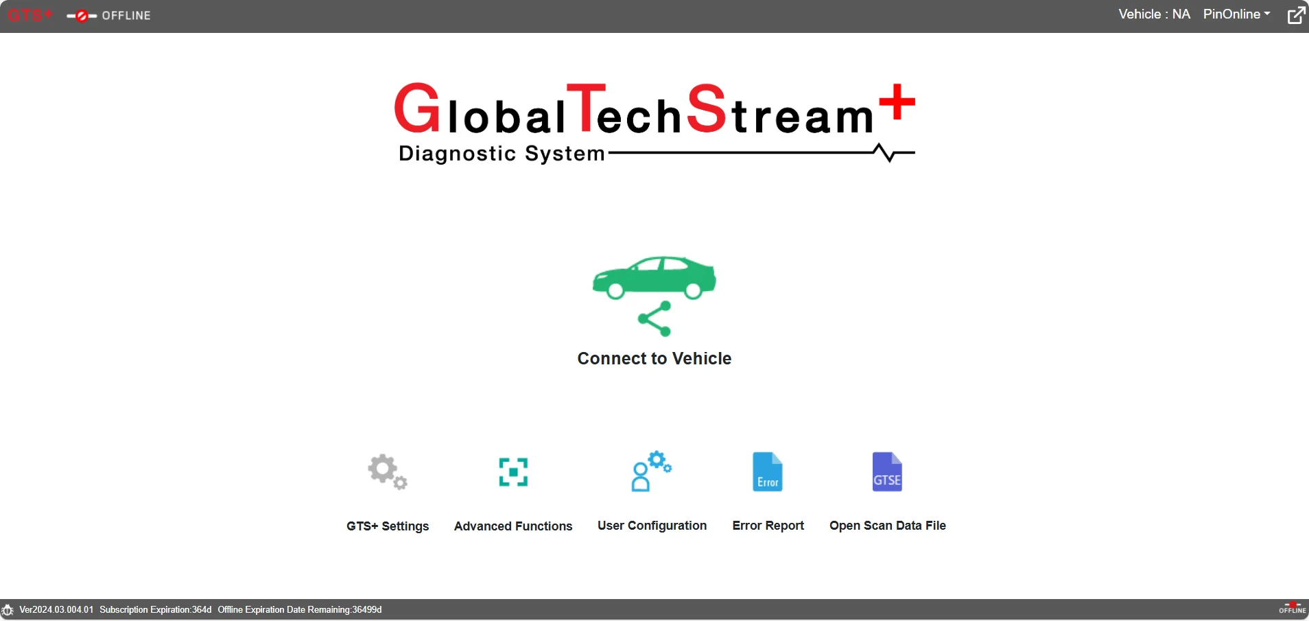 2025 GTS+ Global Techstream+ One Year for Toyota/Lexus/Scion PK Techstream 18.00.008 Global Diagnostic Software work with J2534