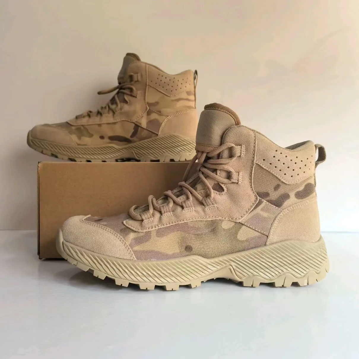Botas tácticas cortas para hombre montaña y senderismo - imagen 2