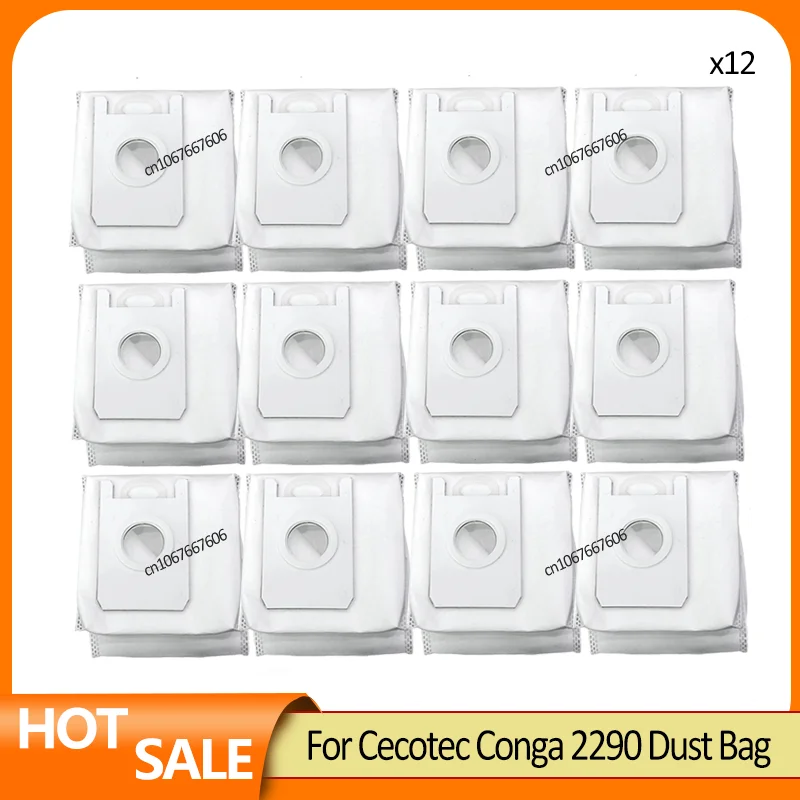 

Accessories Vacuum Cleaner Bags For Cecotec Conga 2290 Dust Bag Spare Parts Dirty bag garbage bag Robot Replacement