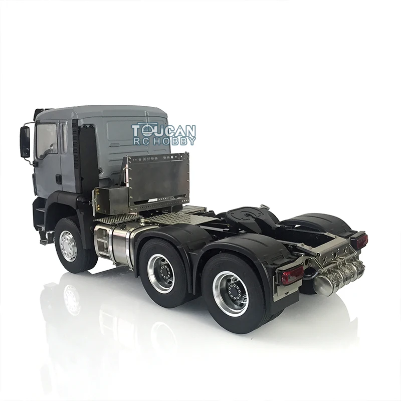 1/14 LESU RC Metall 6*4 Achsen TGX Traktor Lkw DIY Lackiert Modell Motor Servo THZH0952-SMT2