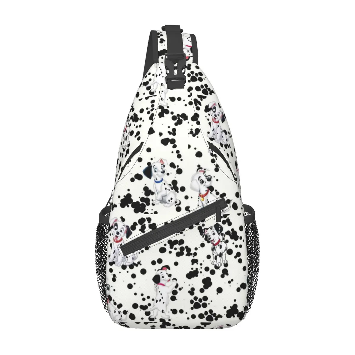 101 Puppies Dalmatian Dog Bust Diagonal Bags Accessories Street For Men Woman Dumpling Bags