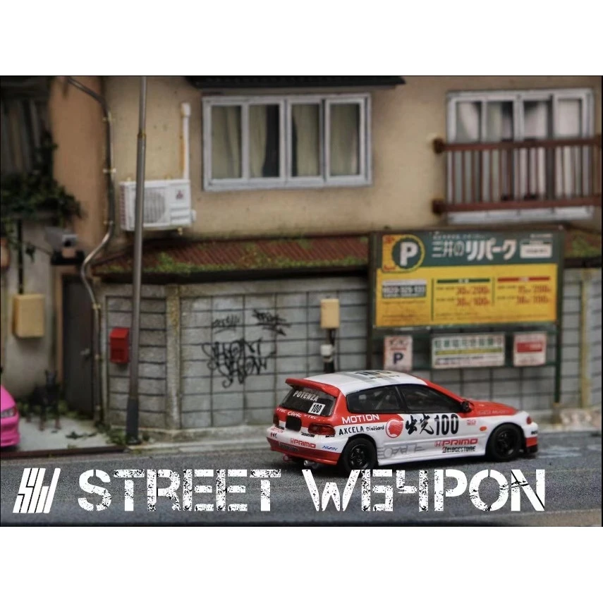 In Stock Street Weapon 1:64 EG6 Idemitsu Street Edition Civic Pink