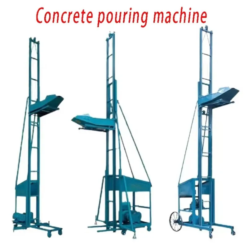 Customized New Arrivals 8 Meters Electric Lifting Platform High Loading Capacity Concrete Pouring Machine for Construction