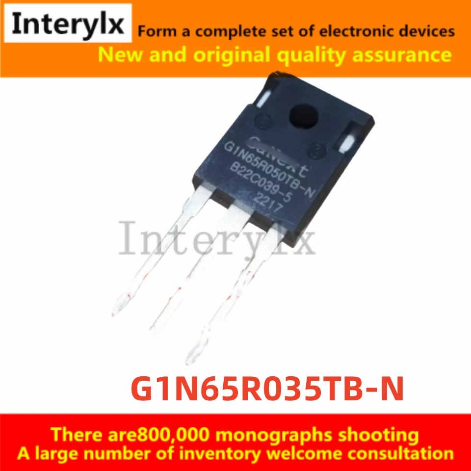 1-5Pcs/Lot G1N65R035TB-N G1N65R035 G1N5R035TB Gallium Nitride Field Effect Transistor 35 milliohm 650 Volts TO247