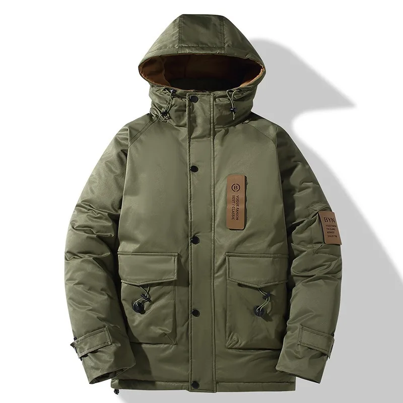 Men Winter Coat Cargo Parkas 10XL 9XL 8XL 7XL Plus Size Male Hoodies Jacket Safari Black Thick Outdoor Warm Large Clothe