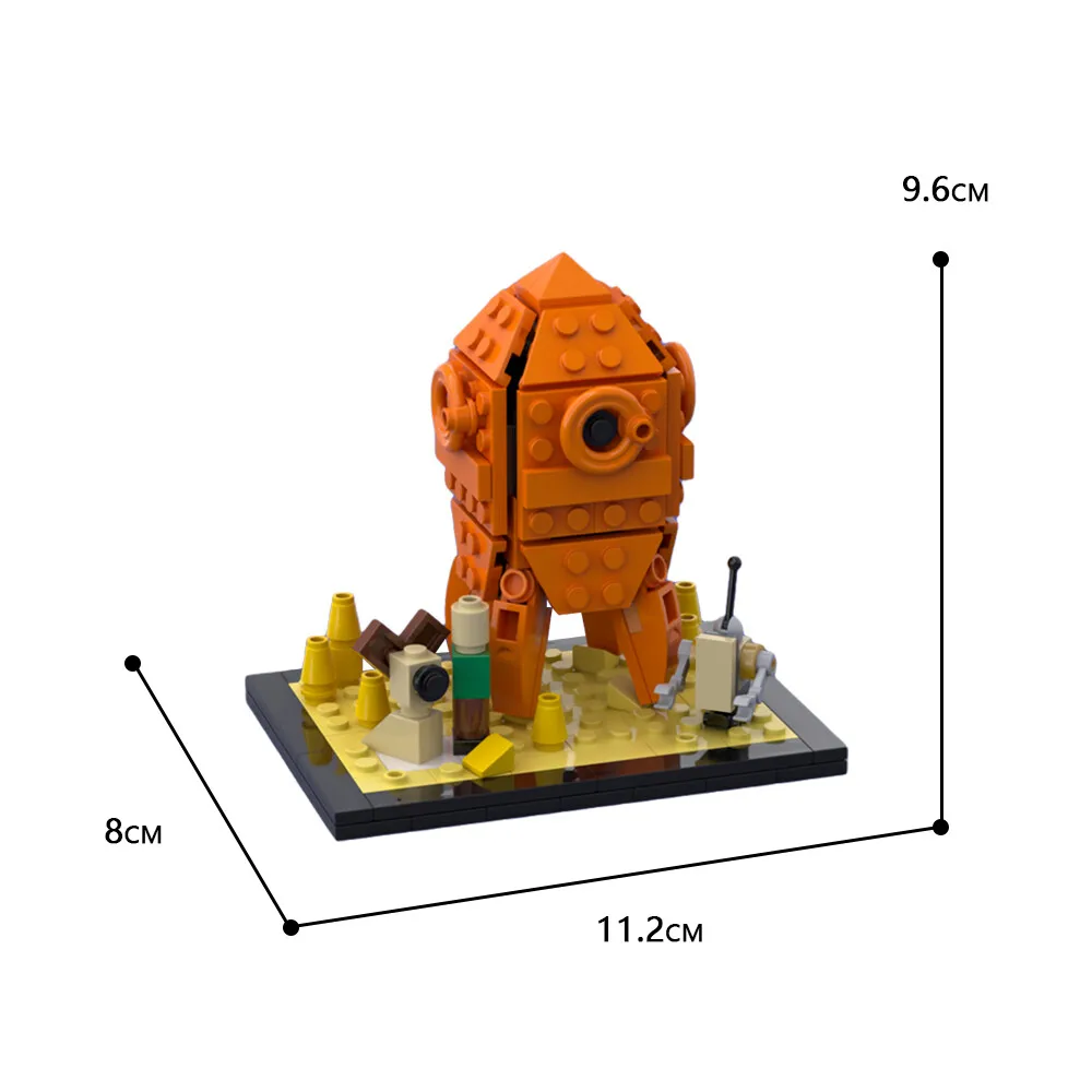 

Пользовательский MOC: C9016 W_a-l-l-c-e & G-r-o-m-i-t Micro Vignette 156, детали