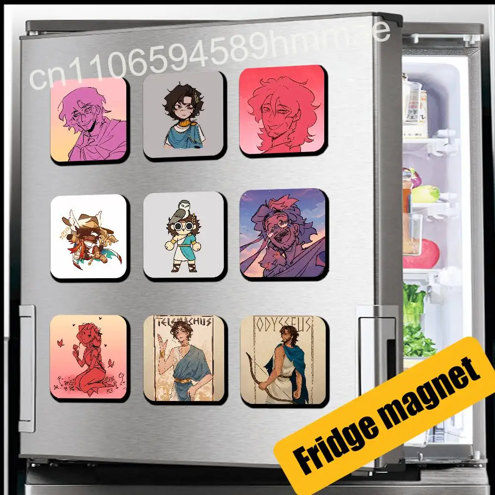 

For E-Epic The Musical Telemachus Odysseus Fridge Magnets Freezer Refrigerator Metal Cabinet Magnetic Cards Cover
