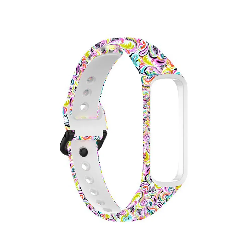 Soft Silicone Colorful Sport Bracelet For Samsung Galaxy Fit 2 SM-R220 Watch Band Wrist Strap For Galaxy Fit2