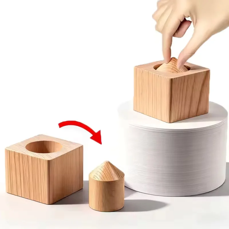 Wooden blocks that cannot be taken out wooden high difficulty thinking level 10 high intelligence toy brain burning intelligence