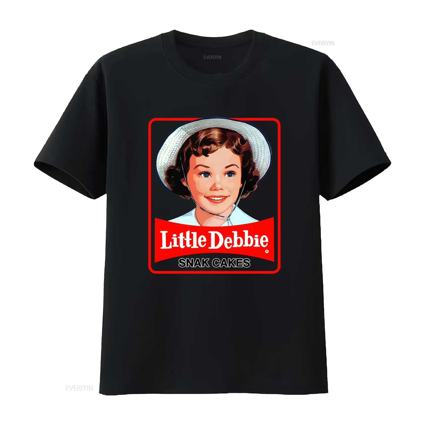 Retro Vintage Little Debbie Snack Cake Print Casual T Shirt vintage Washed Slightly Unisex fashion graphic Comfortable