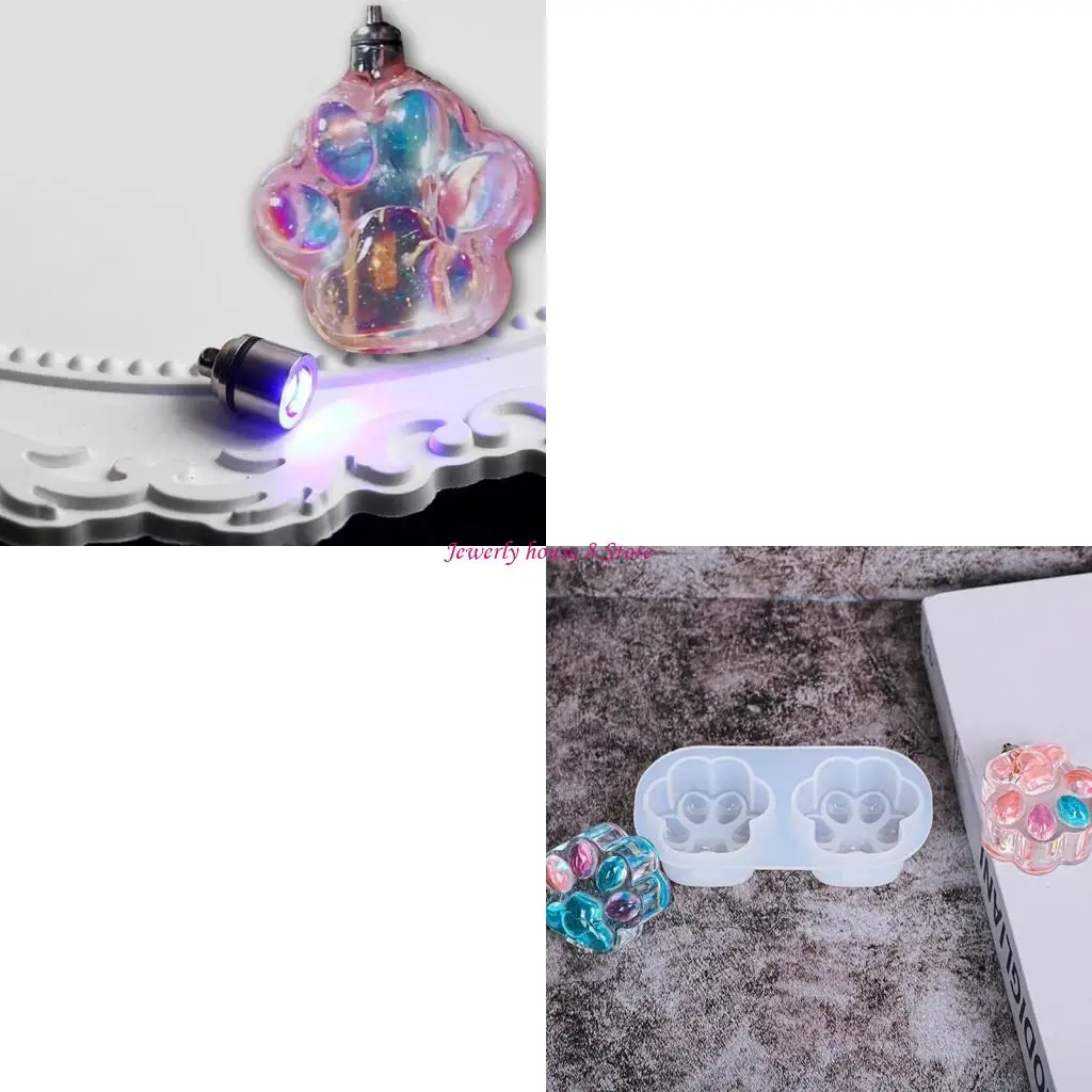 

Любовь к кошачьей лапе, лампочка, силиконовая форма, легко снимается, не оставляет остатков для брелка