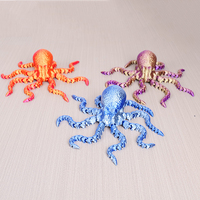 3D Printing Octopus Ornament Fish Tank Landscape Jewelry Internet Celebrity Toy Octopus Model Simulation Creative Handmade Gift