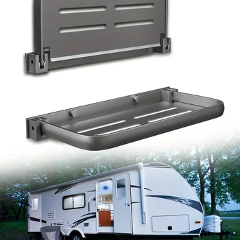 מדפים מתקפלים מאלומיניום RV Drop-down משמשים לאחסון בקירות ב...