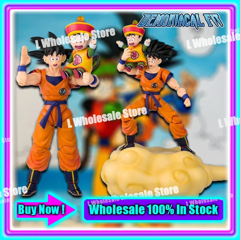 Demoniacal Fit Dragon Ball Super Saiyan Son Goku Son Gohan padre e hijo el enlace irrompible Anime figuras de acción de juguete regalos