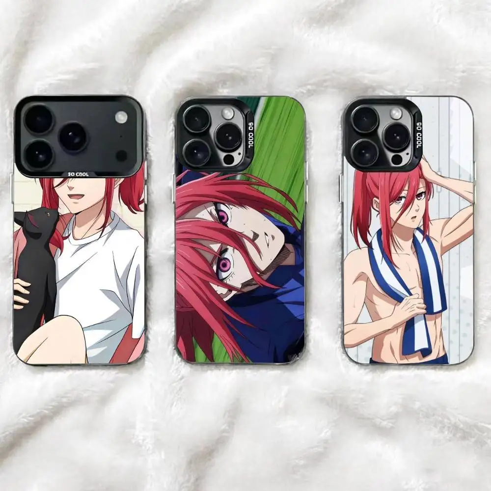 

Blue-Lock Chigiri Hyoma Phone Case For iPhone 17,16,15,14,13,12,11 Plus,Pro Max,XS,Colorful Silver Phone case Funda Cover