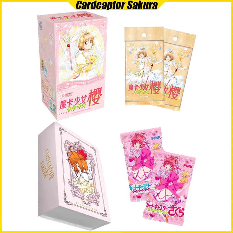 

Cardcaptor Sakura Cards Card.fun 1-10 Коллекционные карты аниме Mistery Boxes Настольные игры Игрушки Подарки на день рождения для мальчиков и девочек