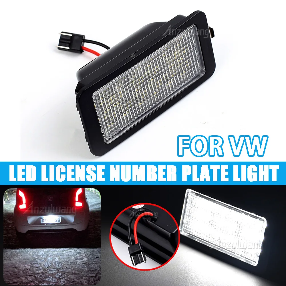 1X Fit For Seat Ibiza 6J 3-door 2008-2012(Not for facelift models) LED Canbus Error Free License Number Plate Light
