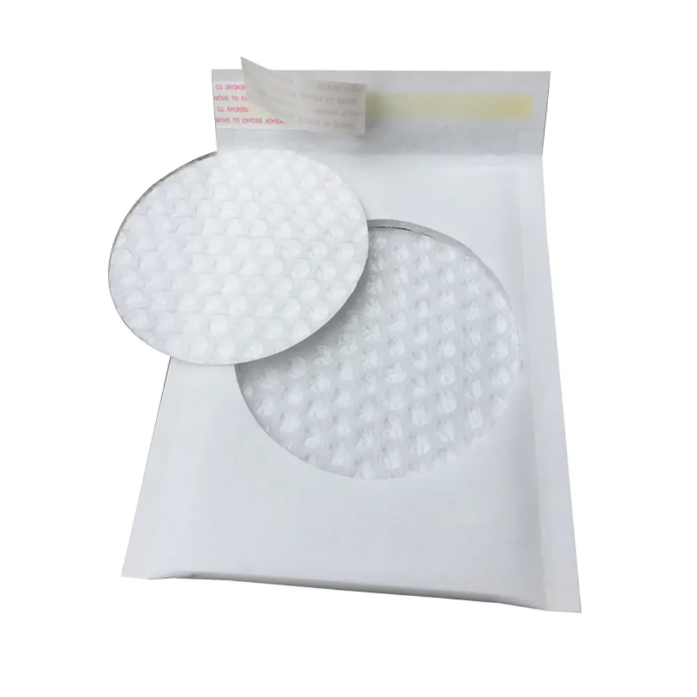 

150x180mm White Kraft Bubble Film Mailers Lightweight Padded Envelopes for Secure Letter Mailing Office Home School Use Bubble